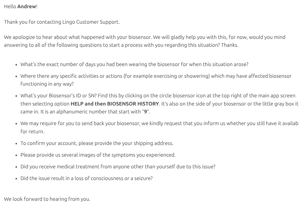 Abbott Customer Support Questions